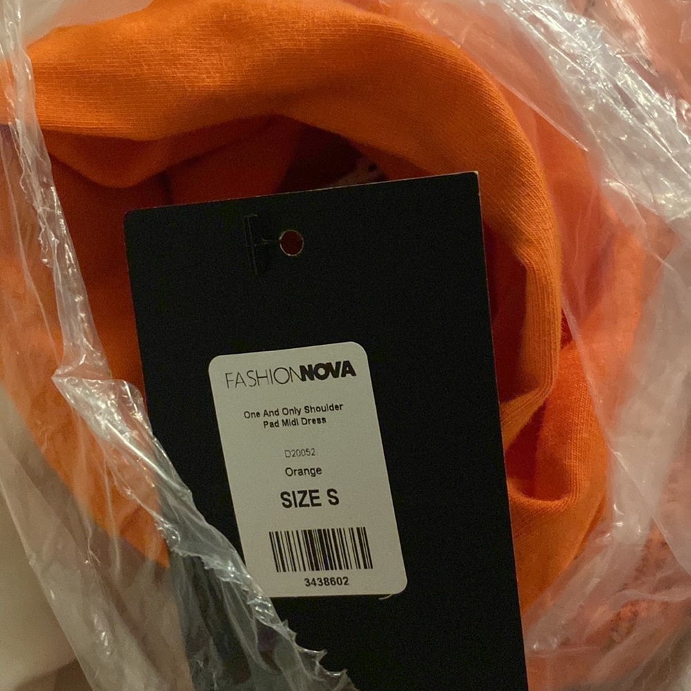 2 Fashion Nova, small, Cream and Orange - Picture 3 of 7